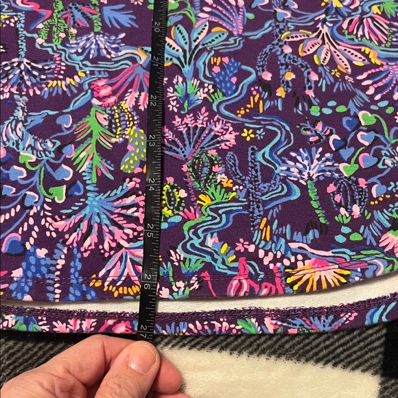 Lilly Pulitzer Purple Luxletic Multicolored Floral Long Sleeve Tee size XS - Picture 9 of 16